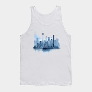 Toronto skyline drawing Tank Top